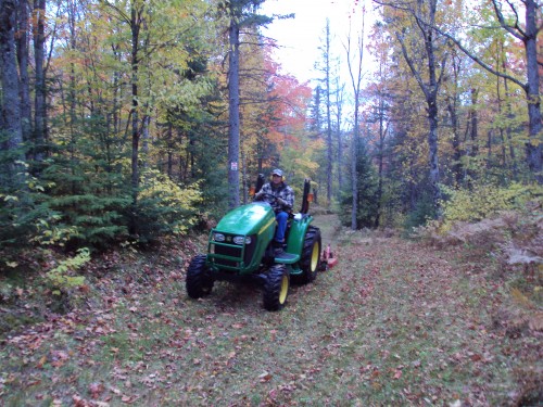 Fall mowing before the snow