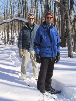 Dedicated snowshoe trails