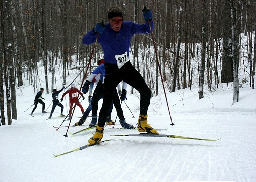 Climbing one of the hills at ABR