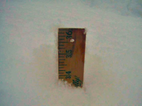 Where we measure snow in feet, not inches! (c) ABR