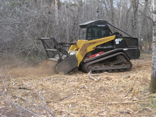 Brush mulching