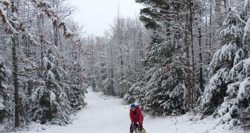 angela-on-the-river-trail-with-darla